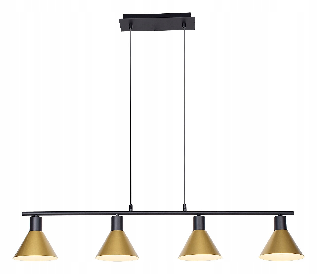 Závesná lampa E27 4x40W farba čierna matná 3160 Alvaro Rabalux