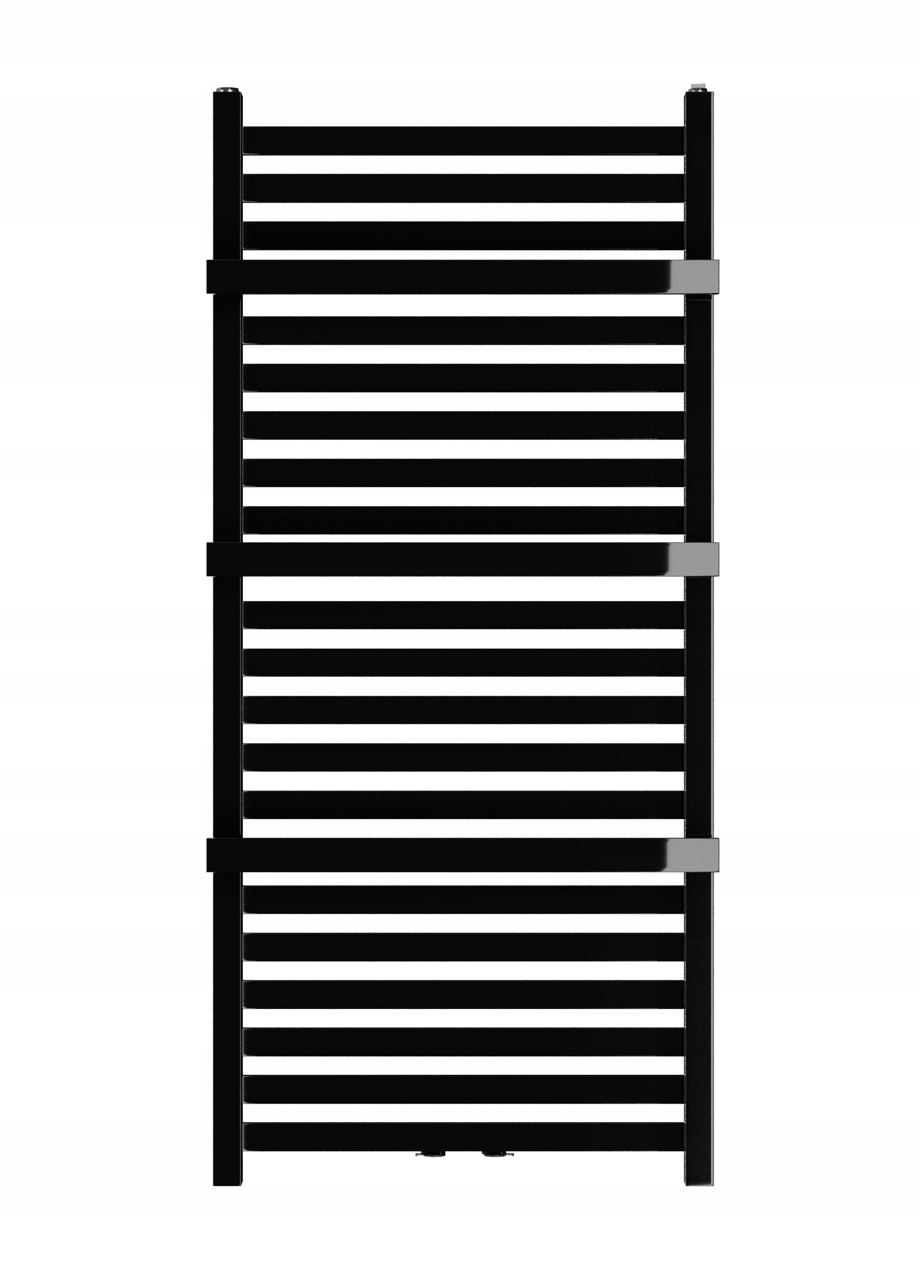 Kúpeľňový radiátor Sail-mid 430/950 Čierny lesk