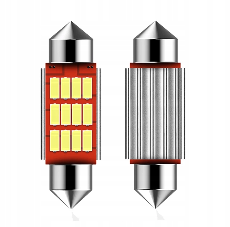 Żarówki LED C5W Rejestracja Kabina 12/24 39 mm CAN