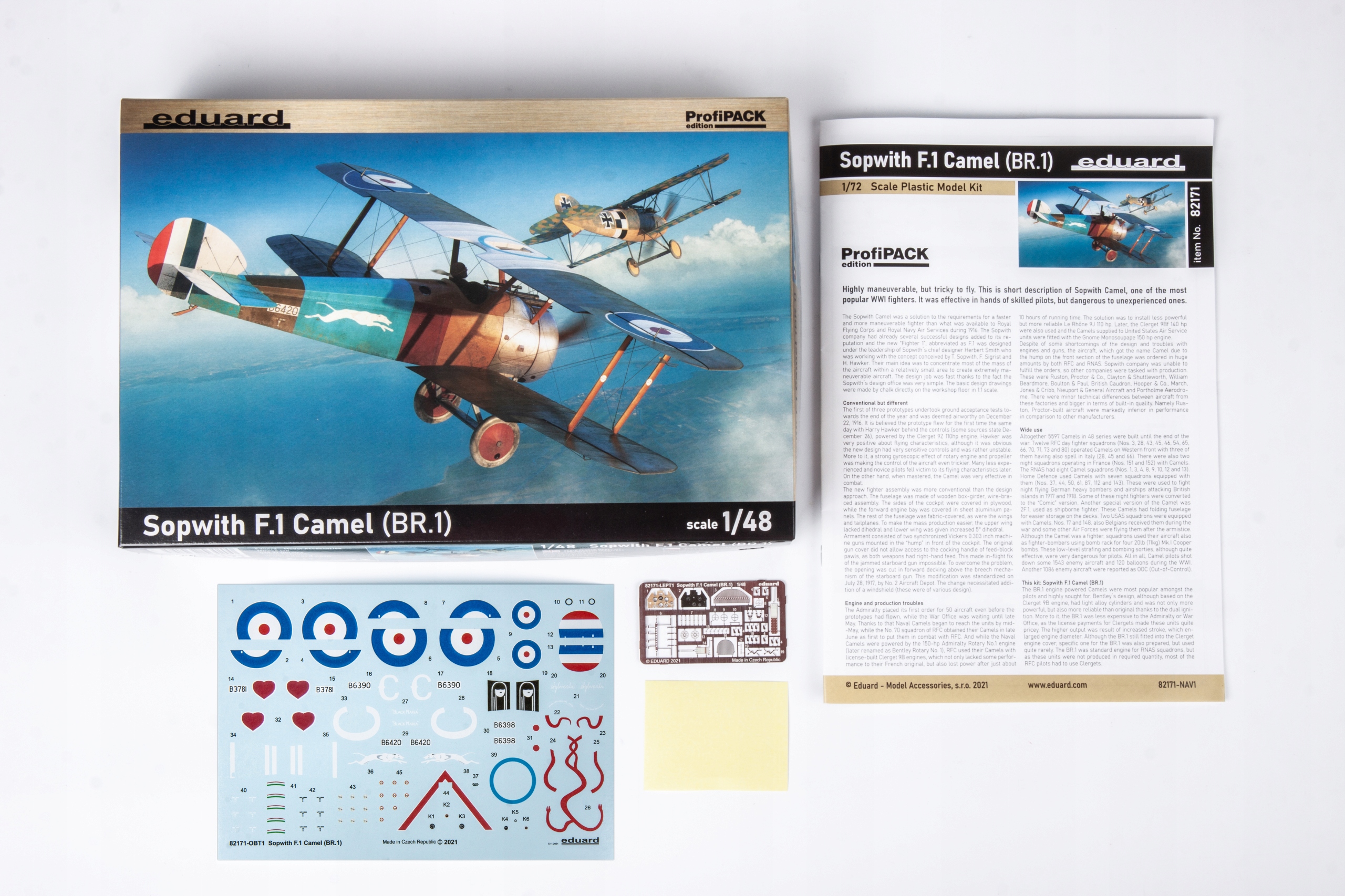 Eduard 82171 1/48 Sopwith F.1 Camel (BR.1) ProfiPACK