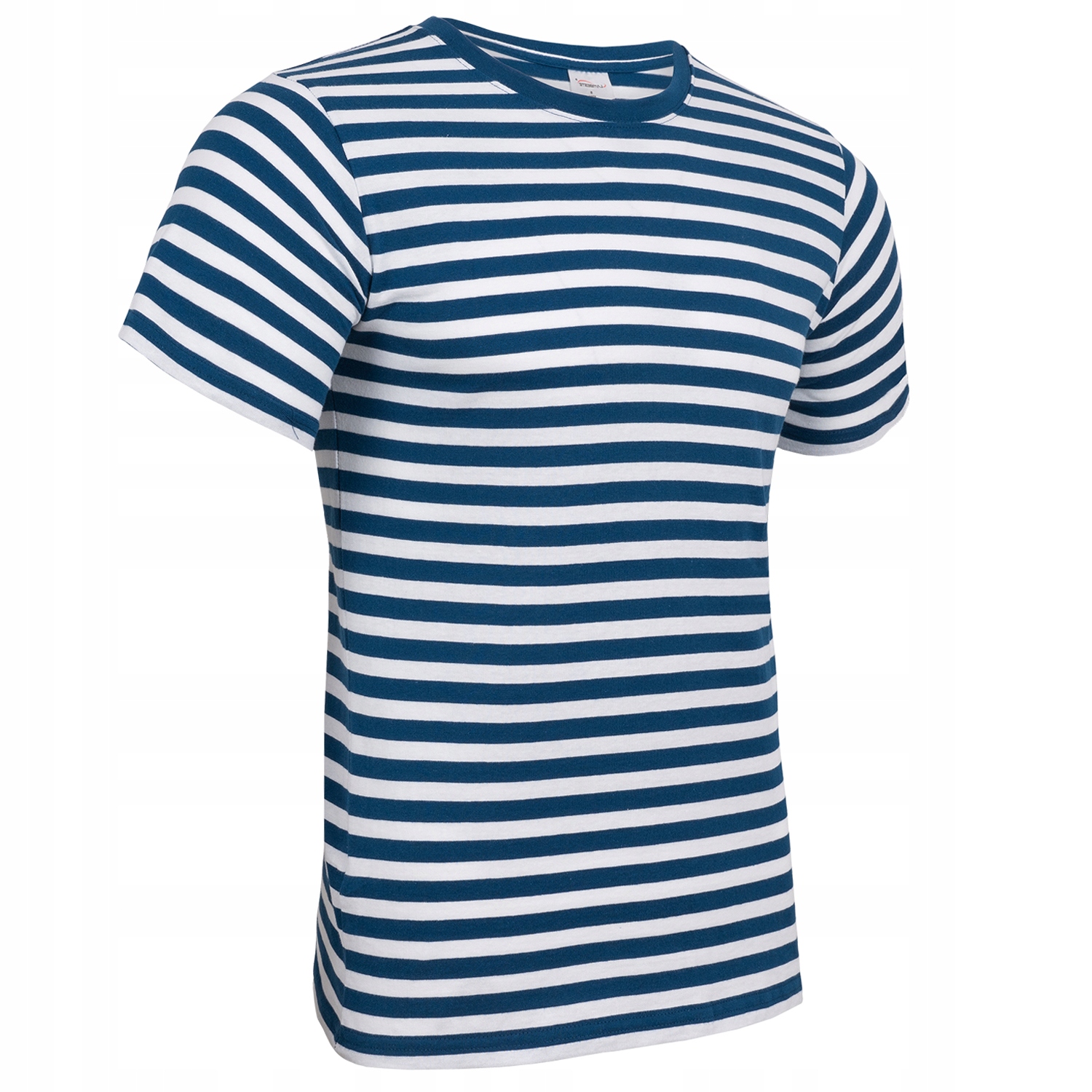 KOSZULKA MĘSKA T-SHIRT PASKI MARYNARZ BAWEŁNA XXL