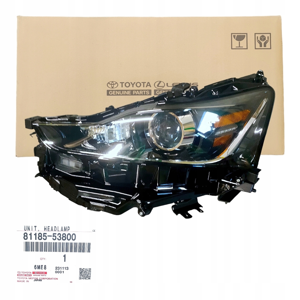 OE LEXUS IS200 REFLEKTOR LEWY 16'- 81185-53800