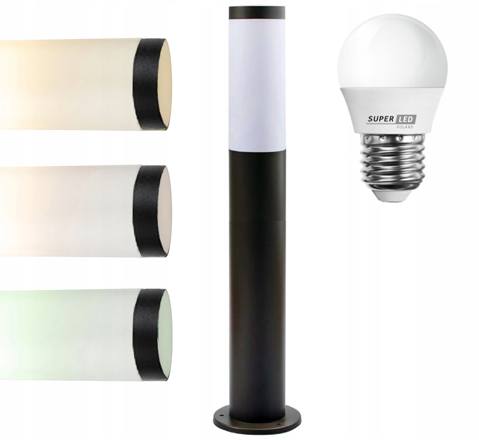 

Lampa Ogrodowa słupek ogrodowy 65 cm + Led E27 7W