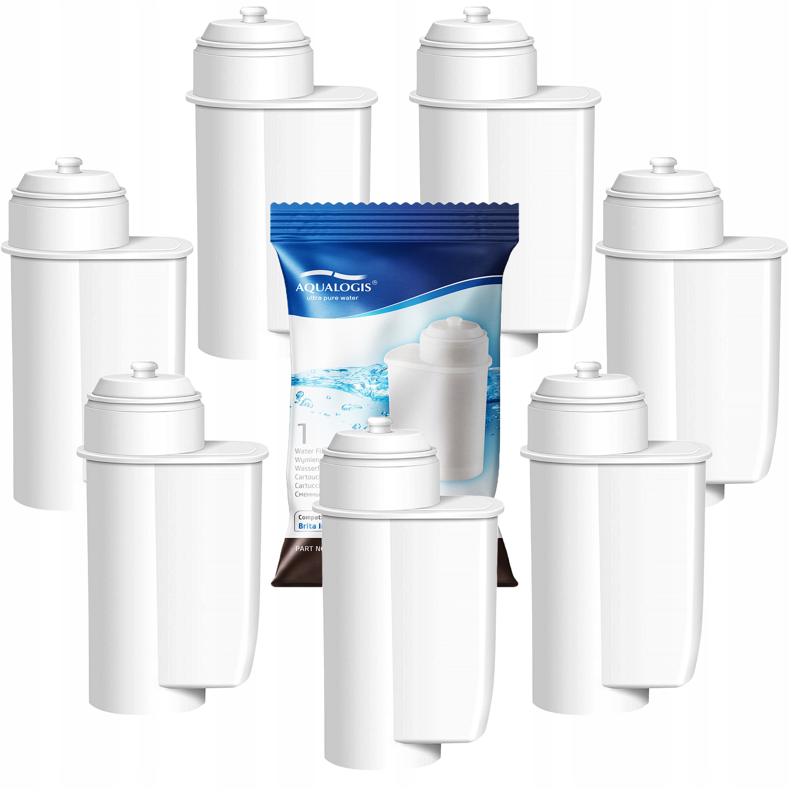 7x Filtr vody pro kávovar Siemens EQ3 S100 S300 S500 EQ5 EQ7 EQ8 TZ70003