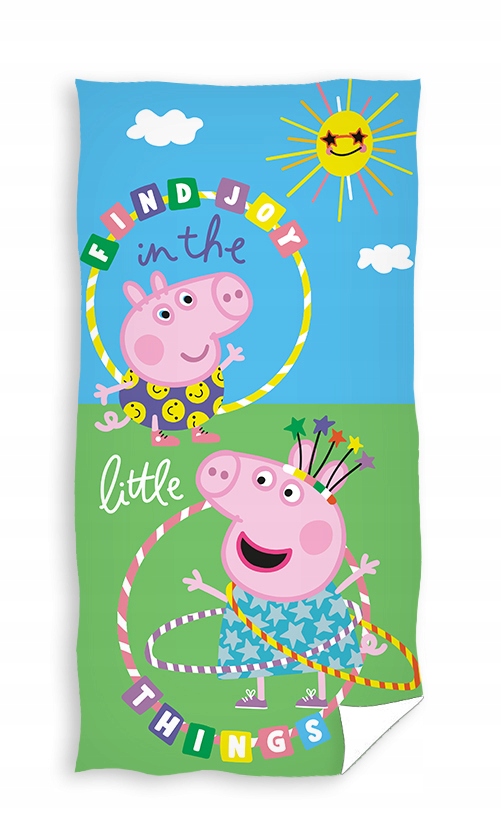 

Ręcznik kąpielowy Świnka Peppa 70cm x 140cm