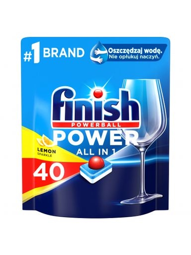 Levně Tablety do myčky Power All-in-1 Lemon 40 ks