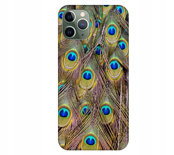 

Etui pokrowiec do iPhone 11 Pro Pawie pióra