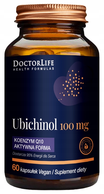 Doctor Life Ubichinol 100mg Koenzym Co-Q10 Serce Krążenie Cholesterol