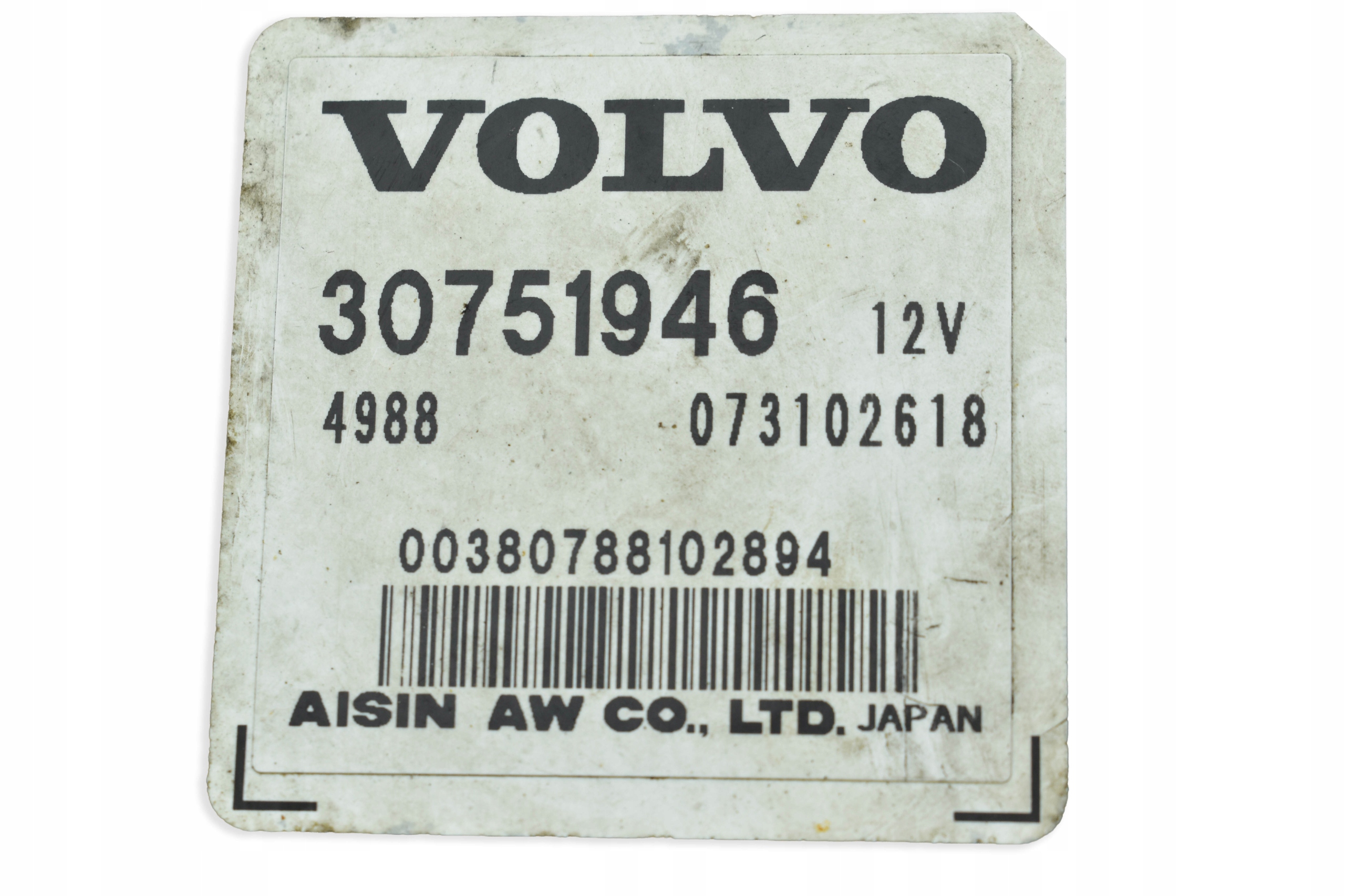 control unit module gearboxes VOLVO S60 II V70 III V60 and 2.4 D5 30751946