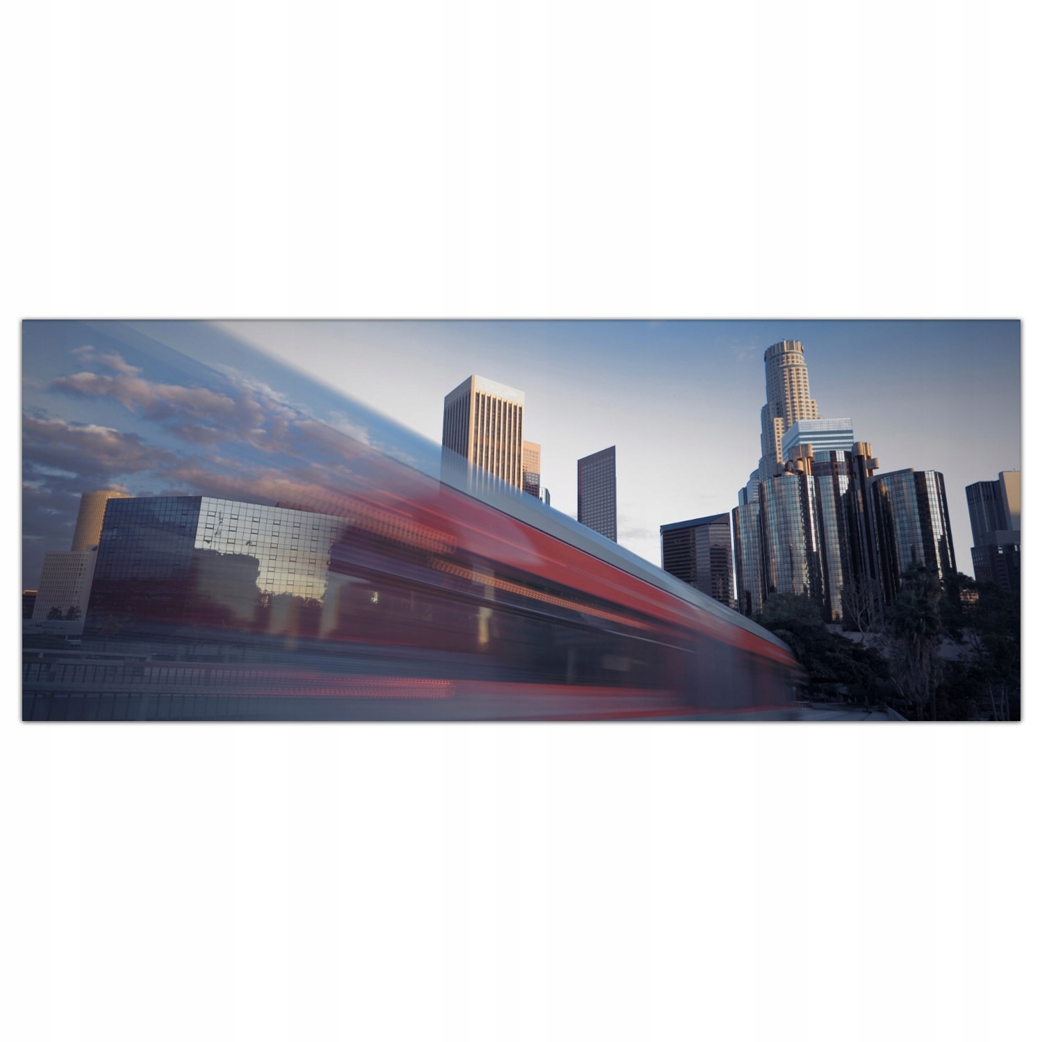 

Hartowany Obraz Szklany Los Angeles Autobus 125x50