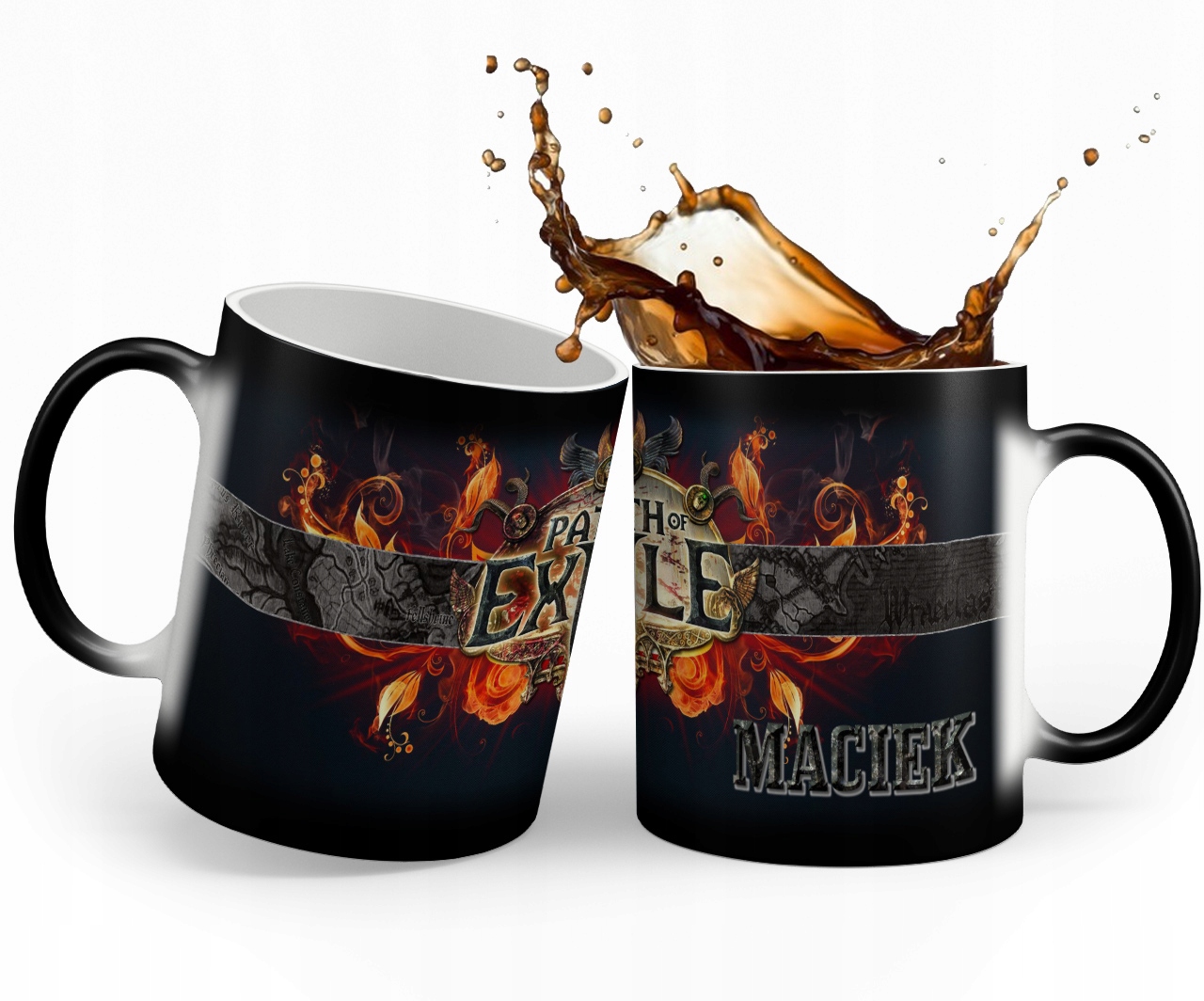 MAGICZNY KUBEK PATH OF EXILE + IMIE + KARTONIK