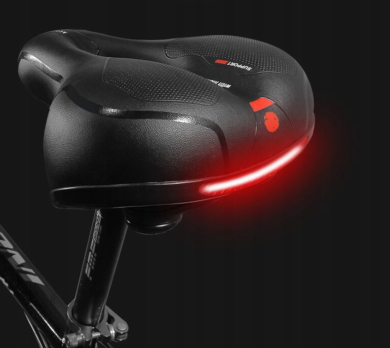 WYGODNE SIODEŁKO ROWEROWE SPORTOWE PIANKA MIĘKKIE WYSOKO ELASTYCZNA rower Model v1