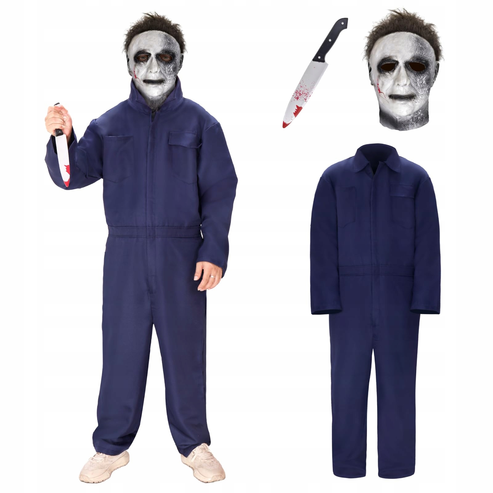 Kostým Michael Myers Halloween cosplay kombinéza XL