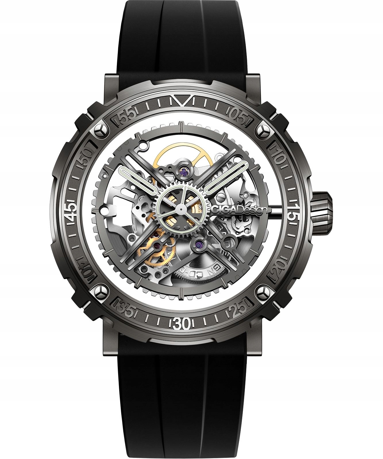 Pánské hodinky Ciga Design M Magician Titanium Set Ciga-M051-TT01-W6B