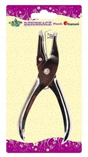 DZIURKACZ 1-OTWOROWY METALOWY, TITANUM