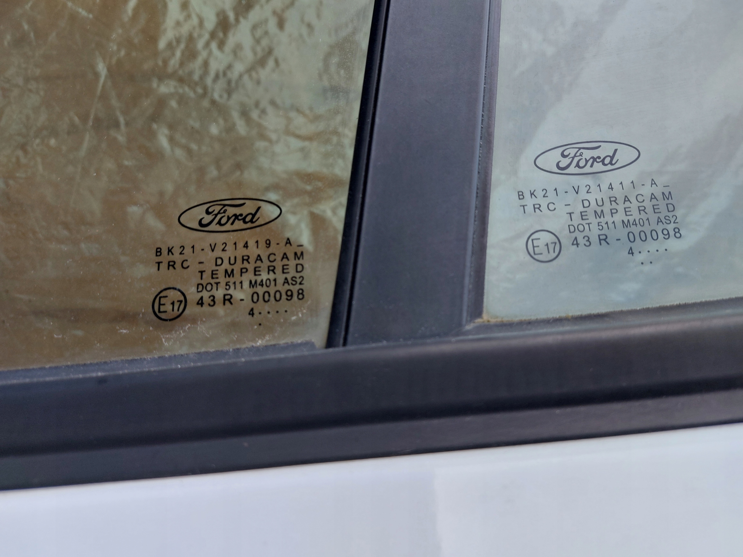 door left front FORD TRANSIT CUSTOM 14r BIALE AA