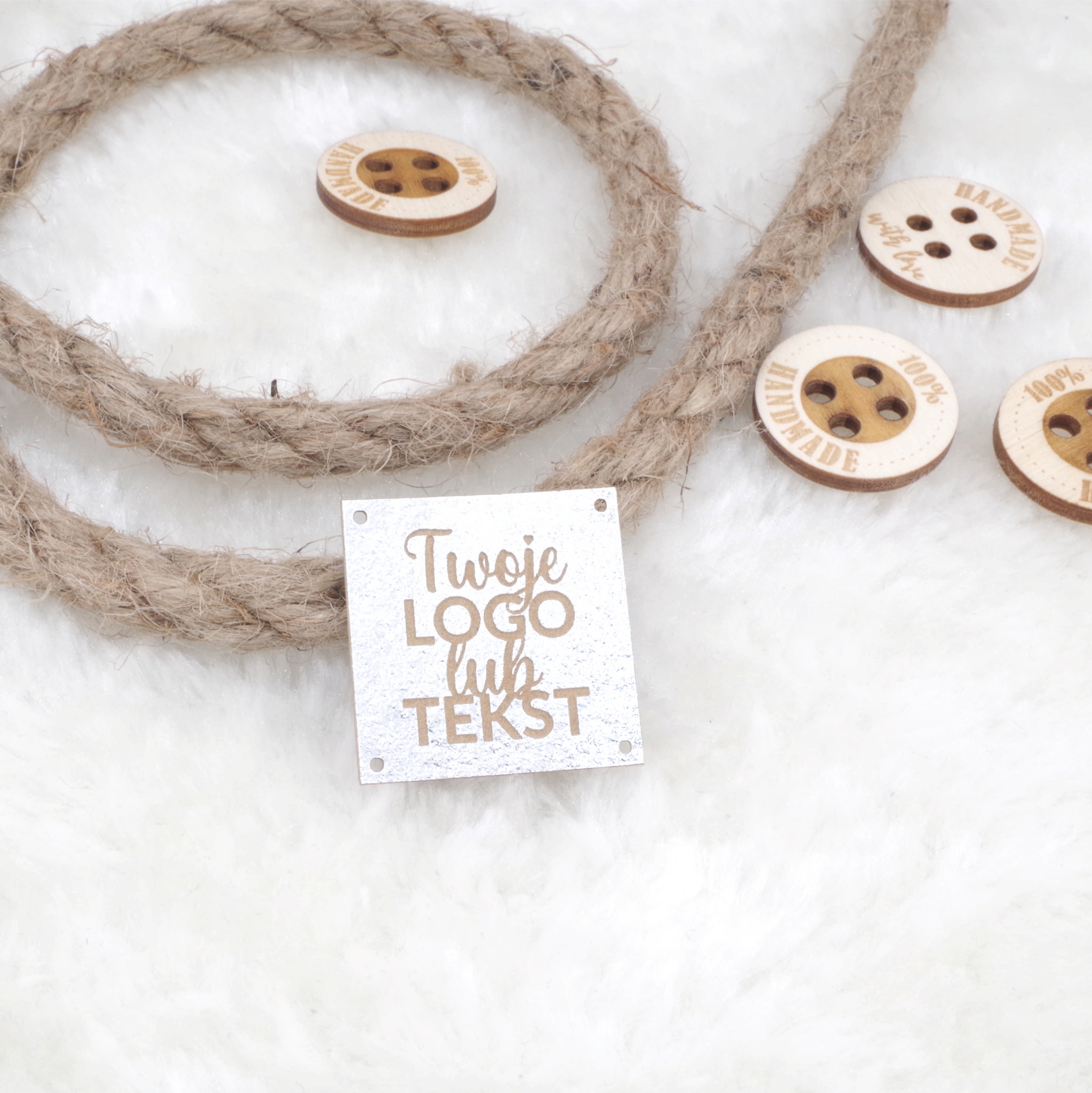 Štítek Etikety washpapa logo 20 ks personalizované