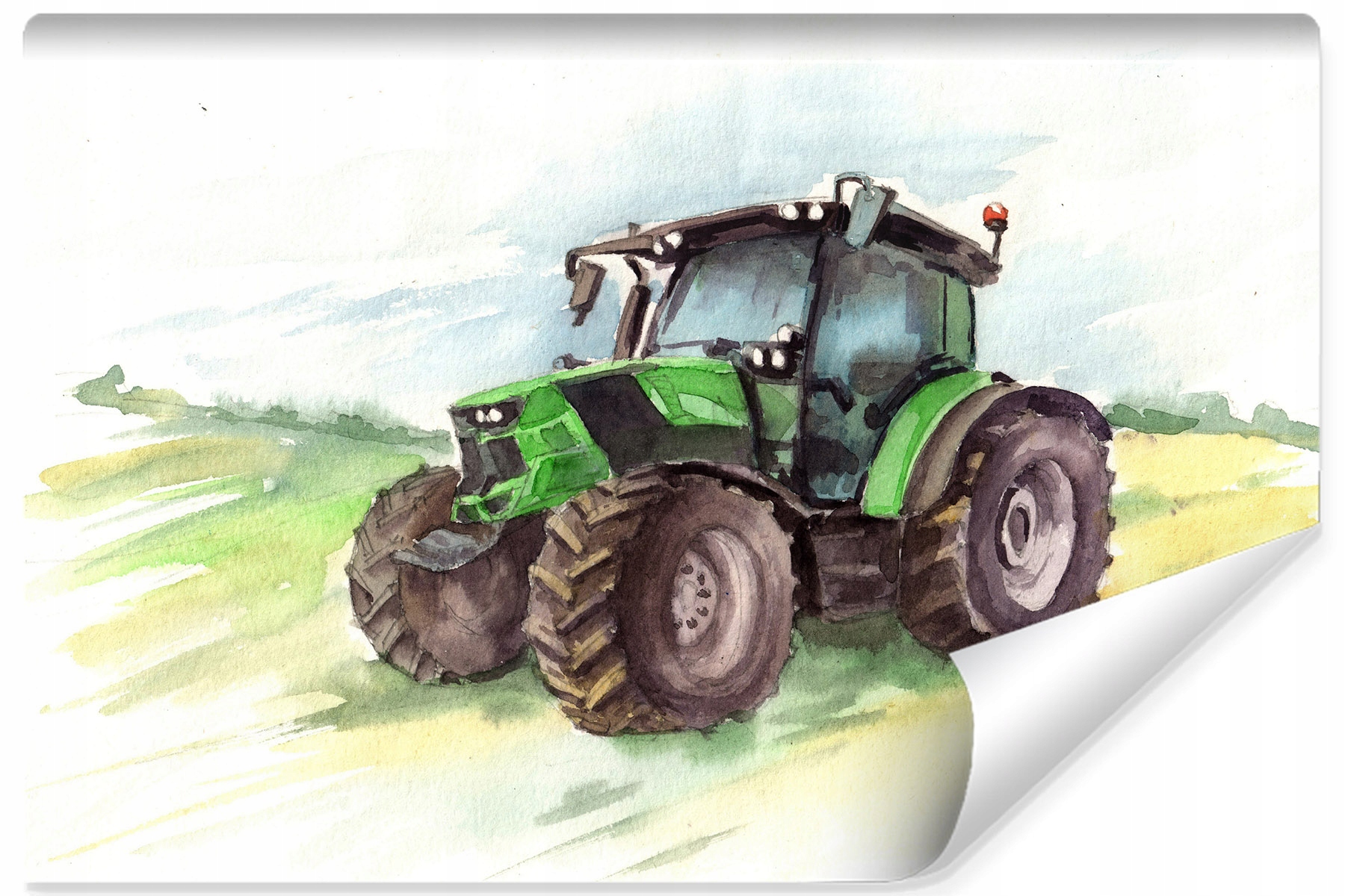 

Fototapeta dla Młodzieży Traktor Akwarela 180x120