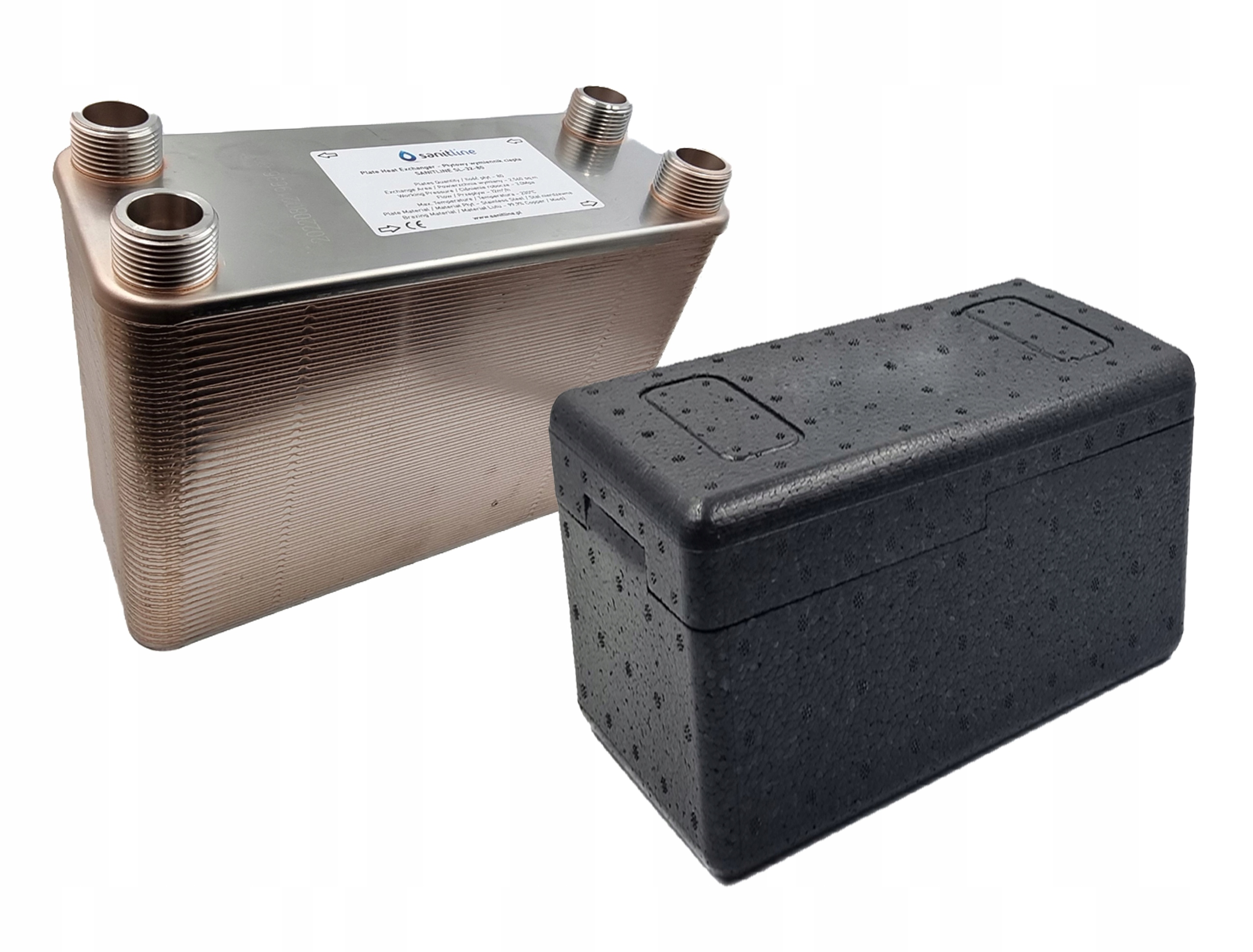 WYMIENNIK CIEPŁA SANITLINE 80PŁYT 170kW 4x1" + IZO