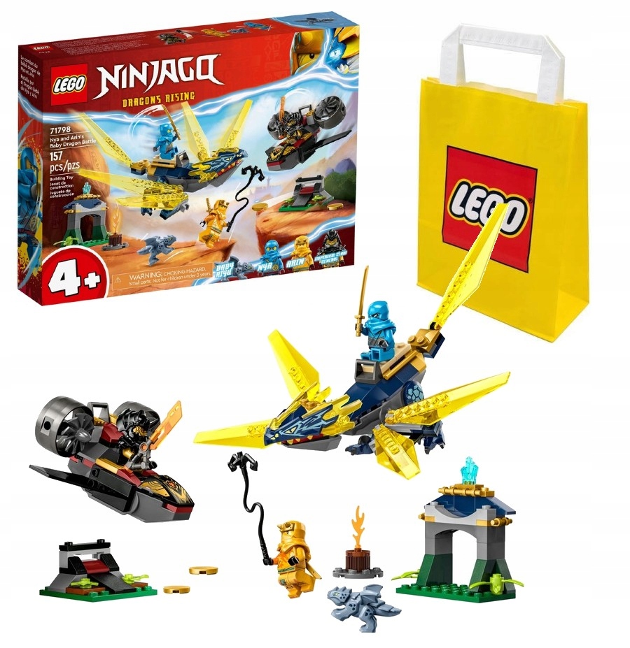 Lego Ninjago 4+NYA I Arin- Bitwa Na Grzbiecie Małego Smoka 71798
