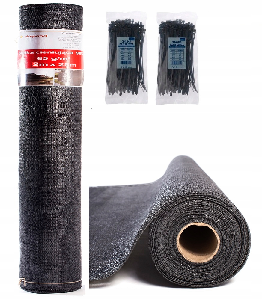 

Siatka Cieniująca 62% Dzianina Gruba Osłona 1,5x50