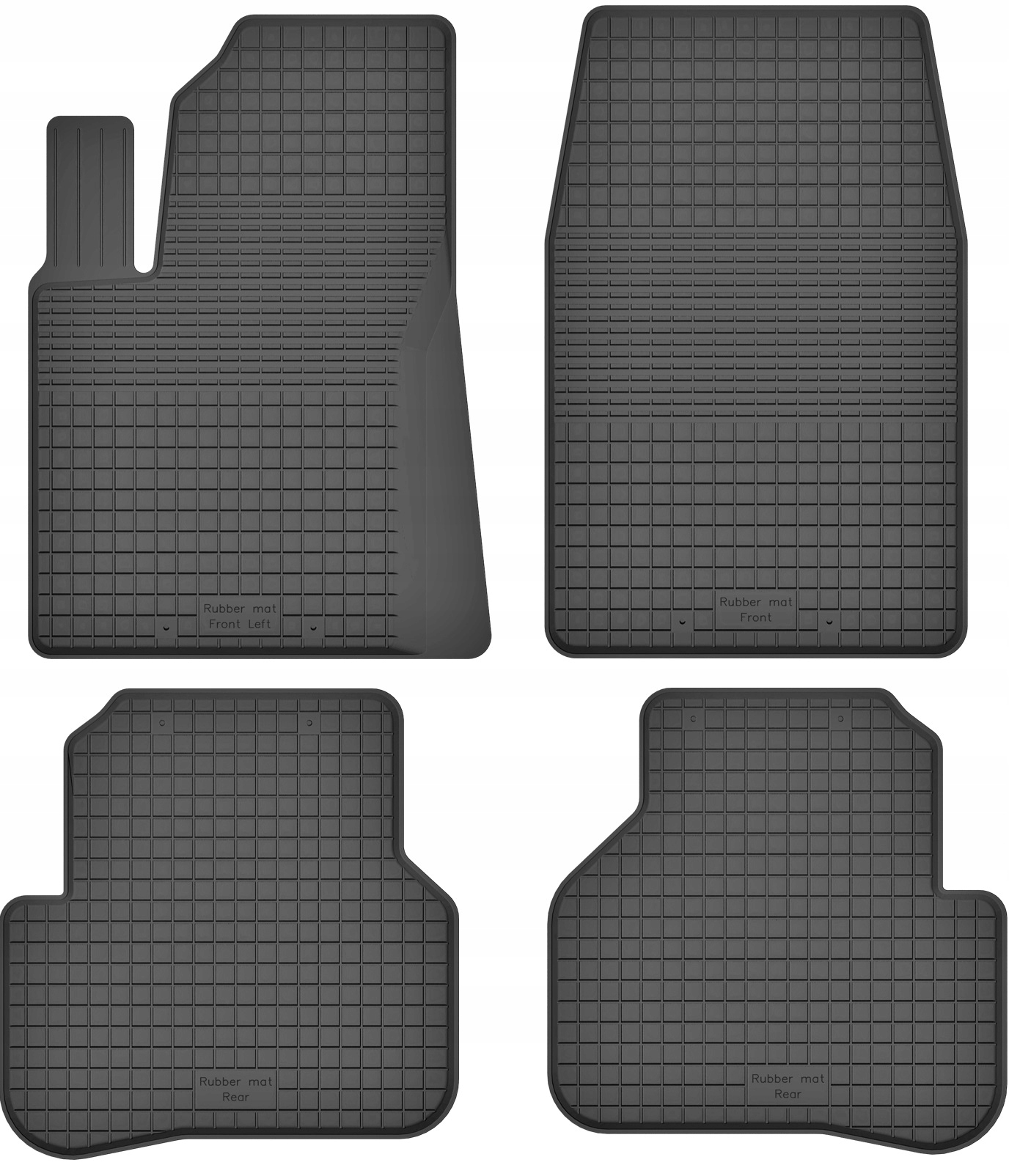 

Dywaniki gumowe korytka do Renault Twingo 2 II 07-