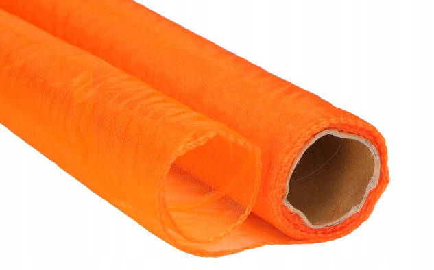 

Organza na rolce tkanina tiul pomarańcz 36cm