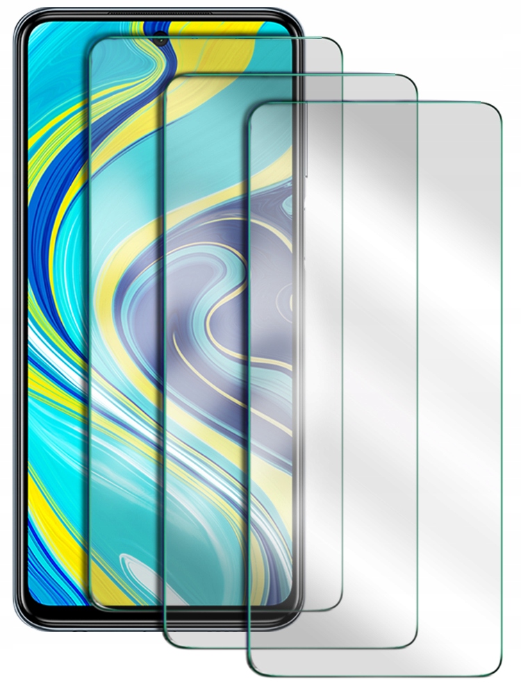

3x Szkło Hartowane Szybka Do Redmi Note 9 Pro
