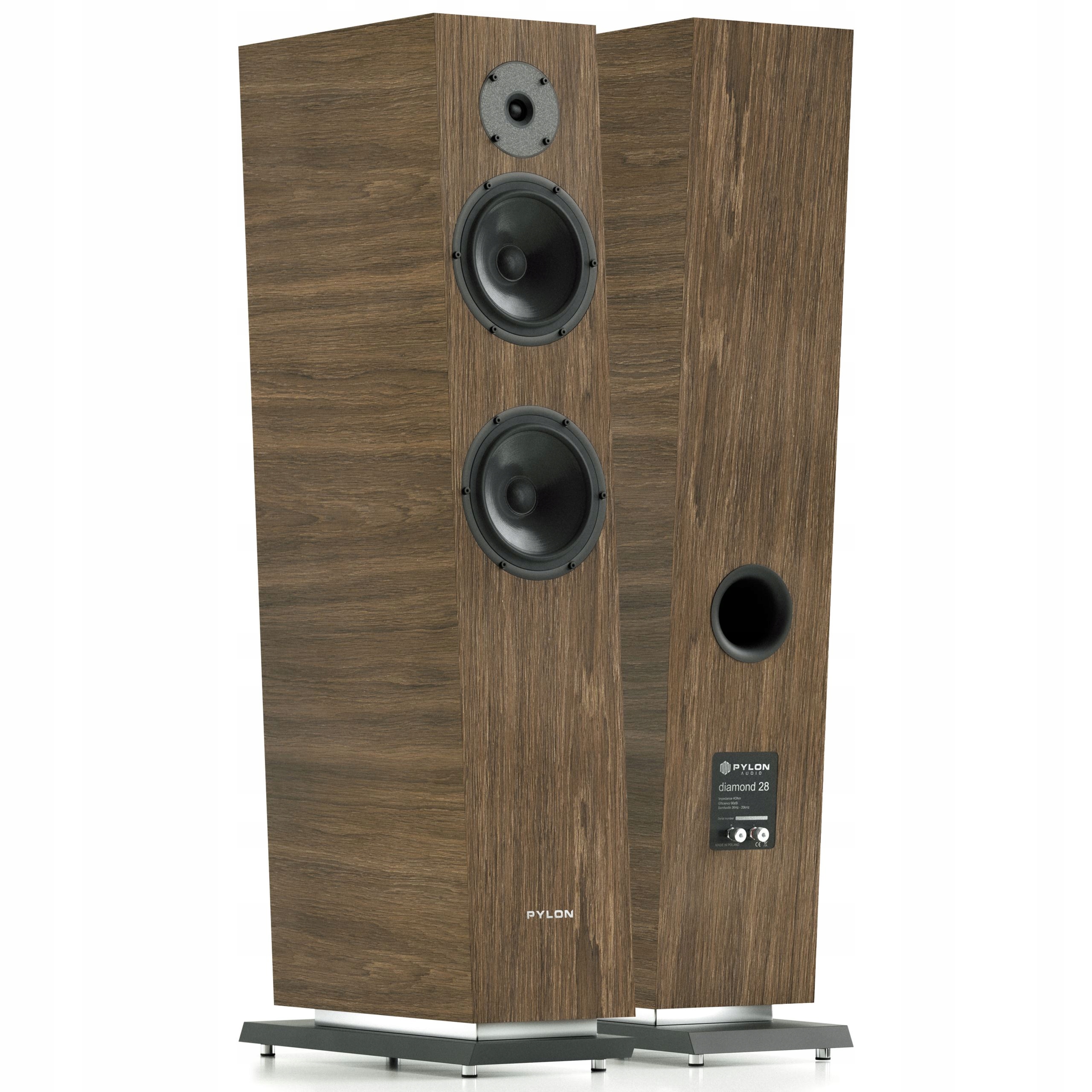Kolumny głośniki podłogowe Pylon Diamond 28 czarny dąb para EAN (GTIN) 5904208702801