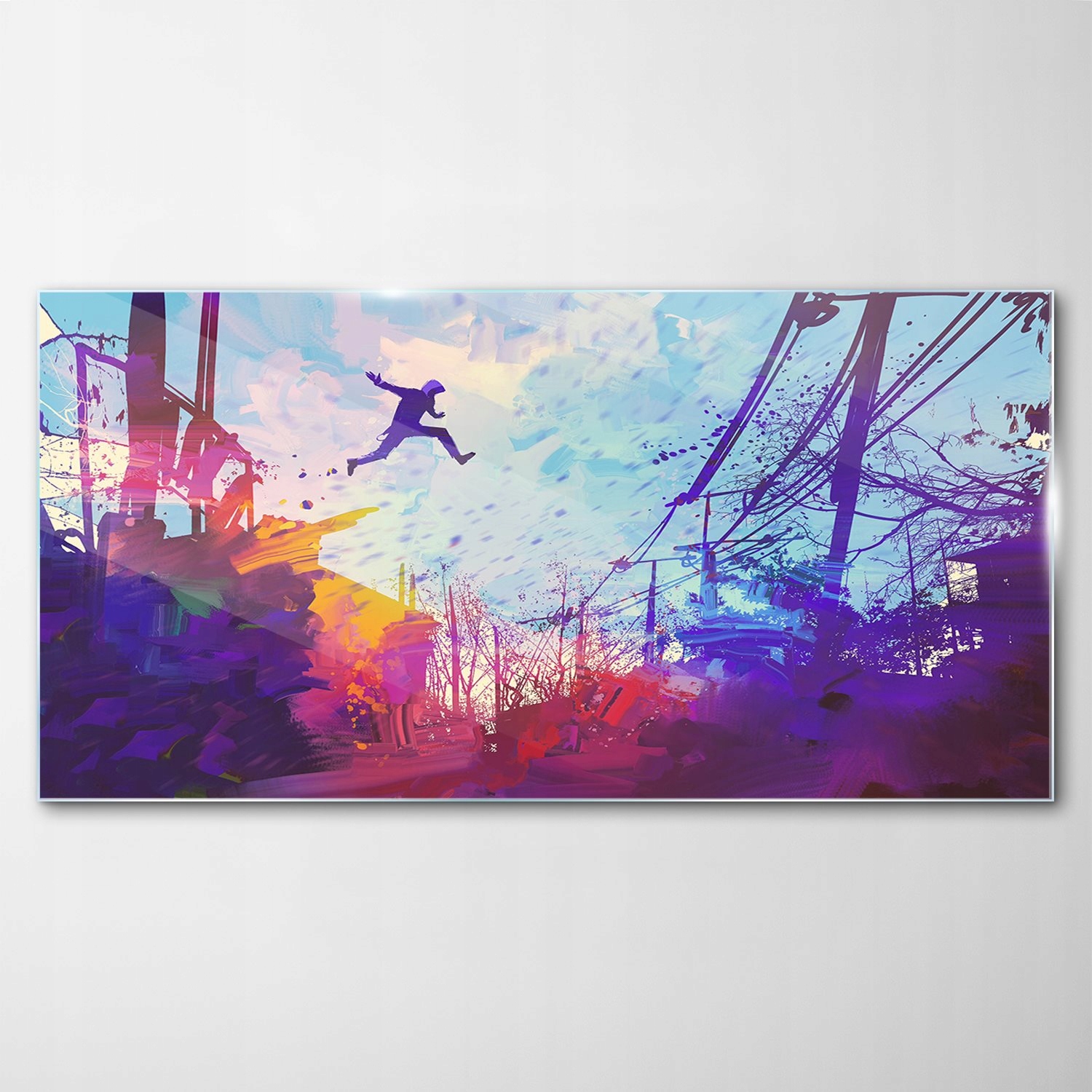 

Obraz Szklany Dekor Abstrakcja Dach Miasto 120x60