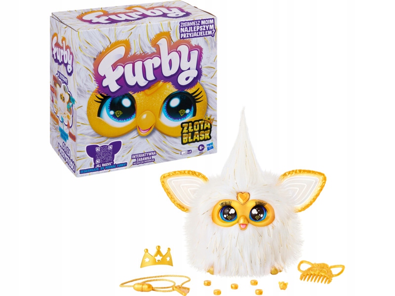 Maskotka HASBRO Furby Złota Blask G1938120