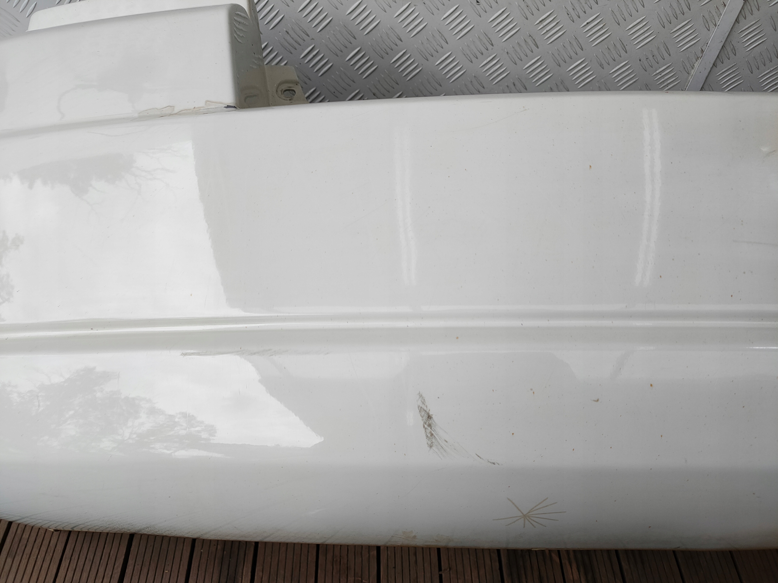 DODGE CALIBER 06-11 bumper rear complete rear part colour PW1