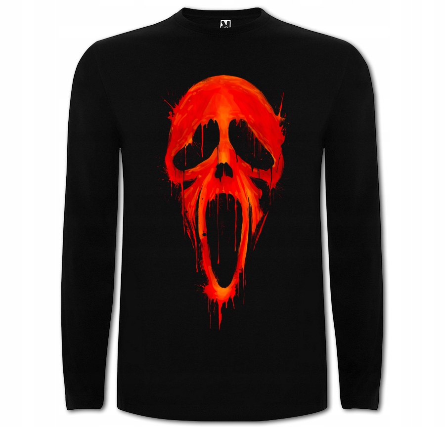 

Long Czacha Krzyk Krew Scream Czaszka XXL