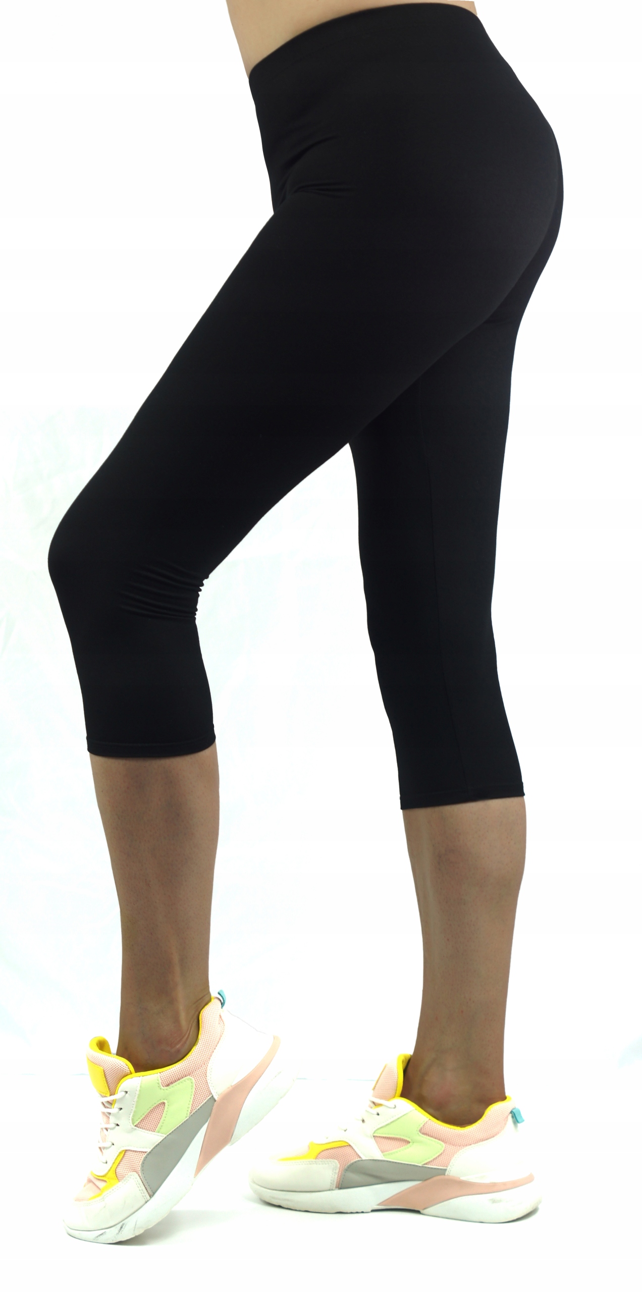 LEGGINSY RYBACZKI Bawełniane 3/4 R02 CZ r.S/M Marka inna