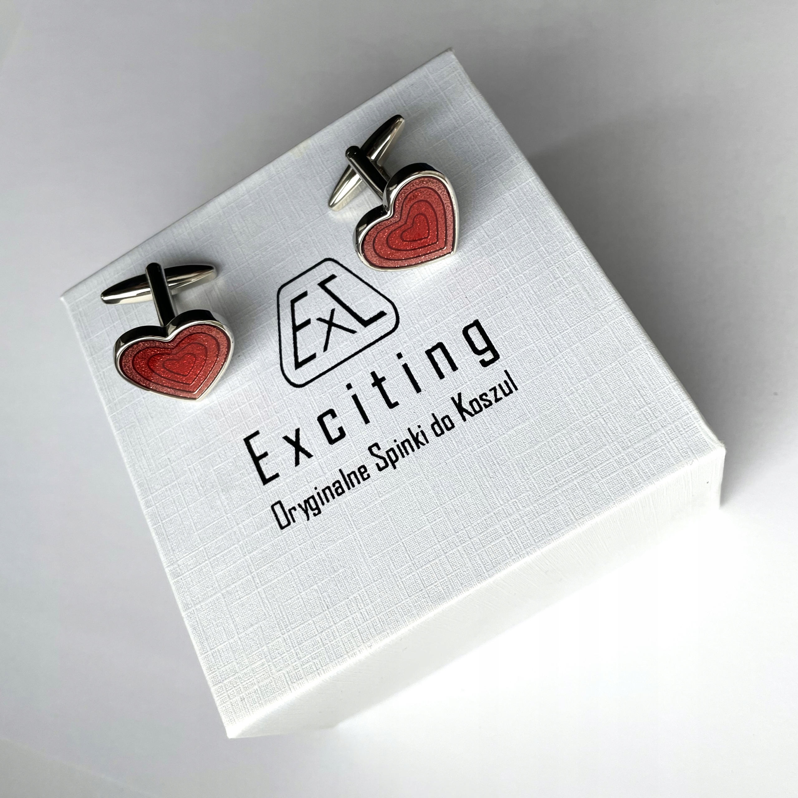 Manžetové knoflíčky Exc Srdce srdce pro zamilované Svatba Valentýna