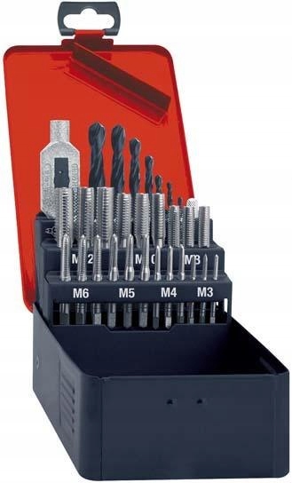 Sada Ručních Závitníků DIN352 Hss M3-12
