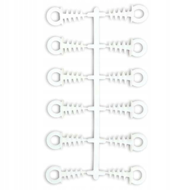 

Wkręt zawieszka Do Styropianu plastikowa Biała x12