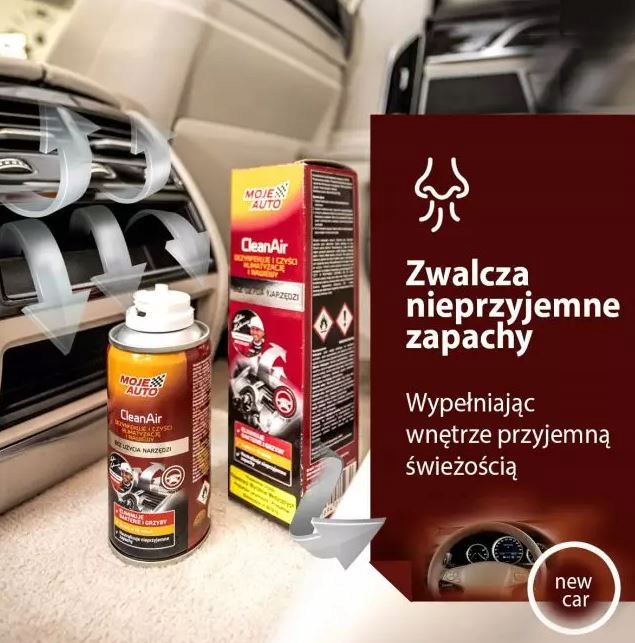 CLEANAIR ODGRZYBIACZ DO KLIMATYZACJI NEW CAR 150ML Numer katalogowy producenta 19-598