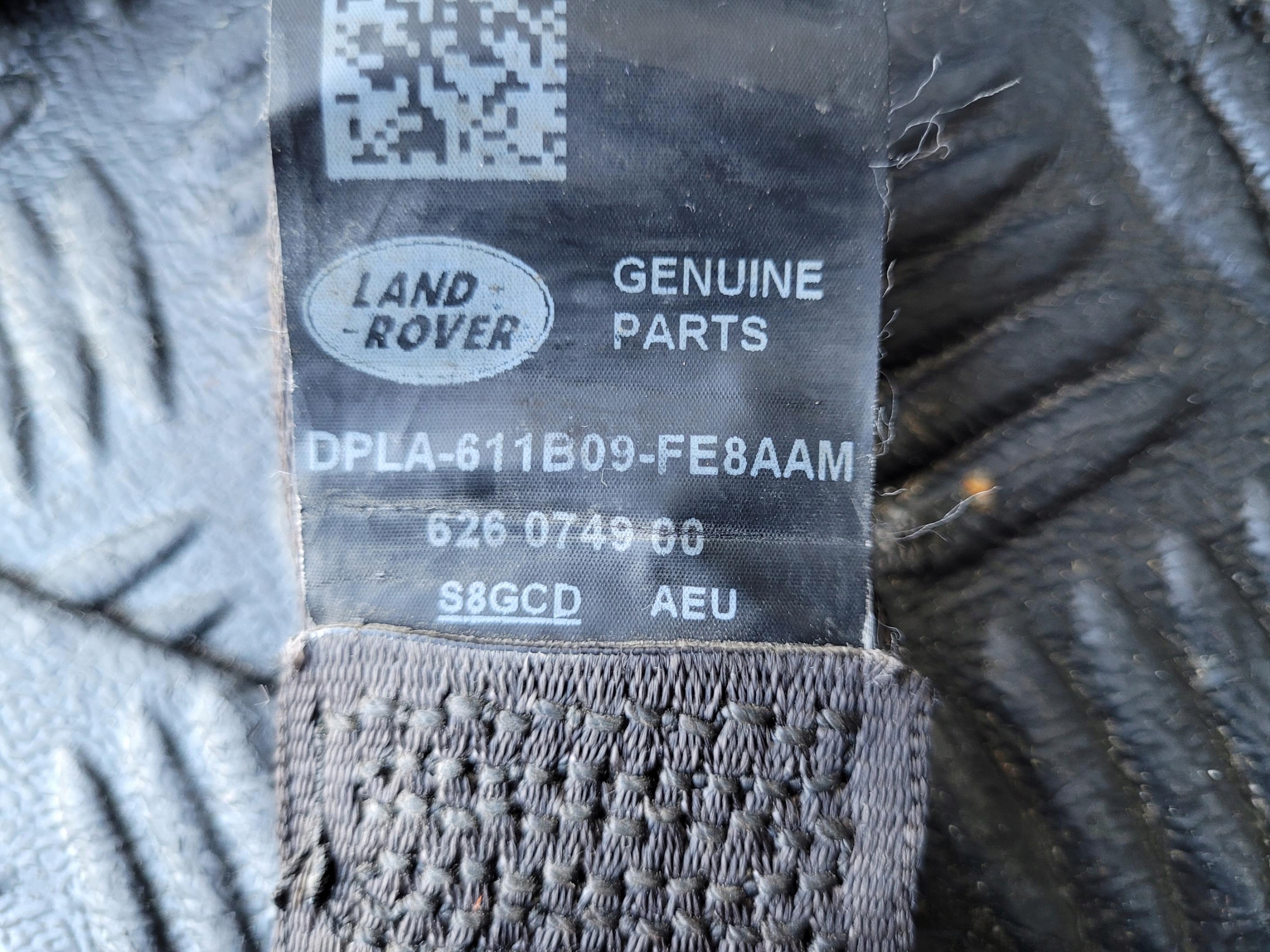 tension belt safety front front left RANGE ROVER VOGUE L405