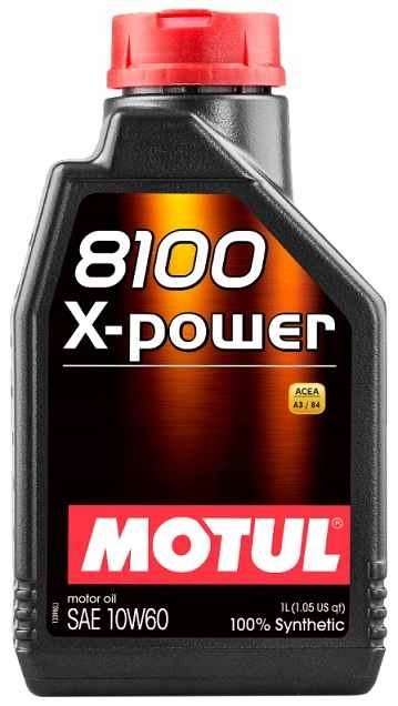 Olej silnikowy Motul 10W60 1L 8100 X-power