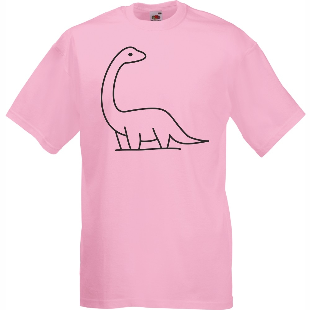 

Koszulka dinozaur dino dinuś XL różowa
