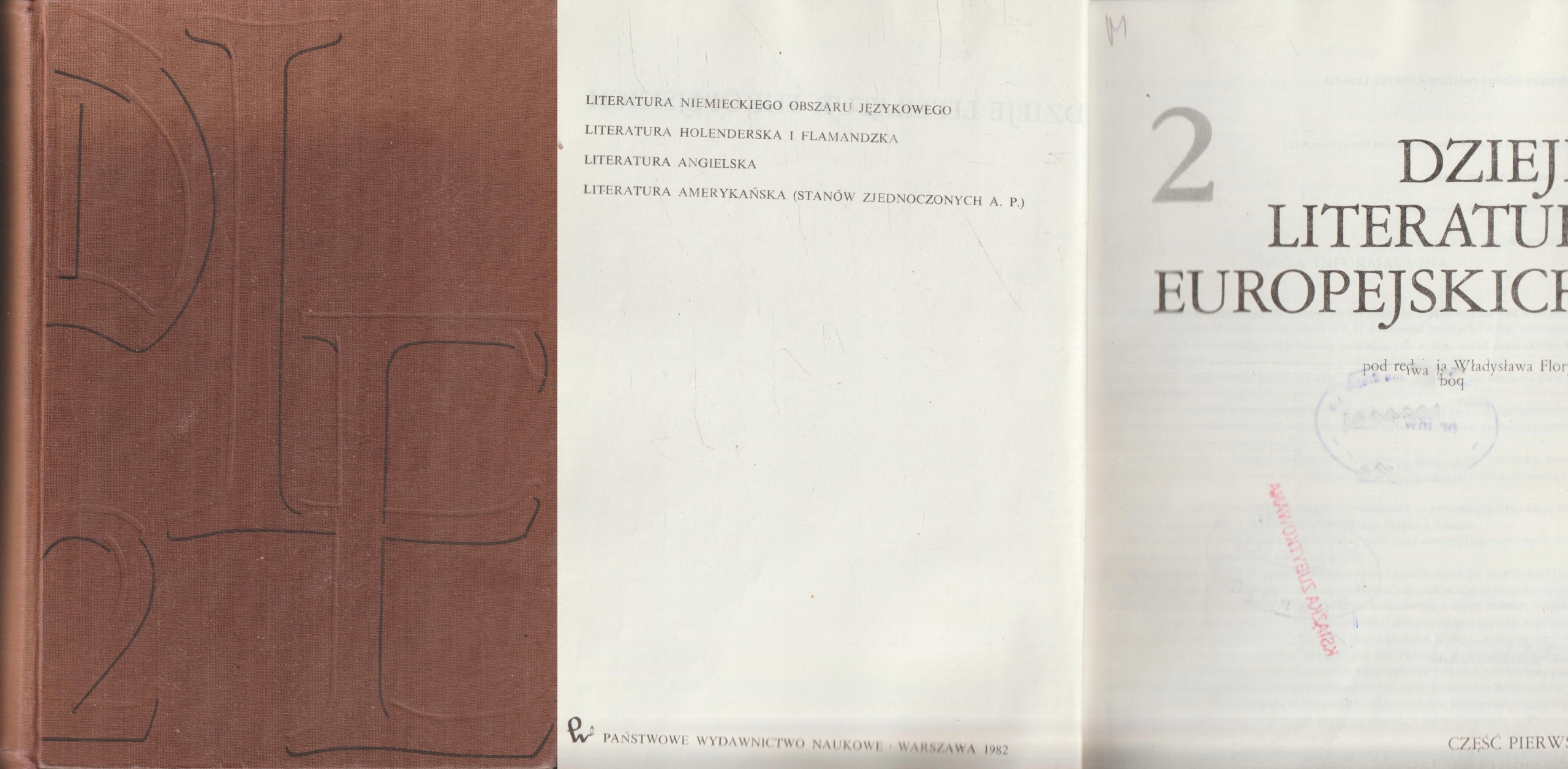 LITERATURA NIEMIECKA ANGIELSKA AMERYKAŃSKA dzieje