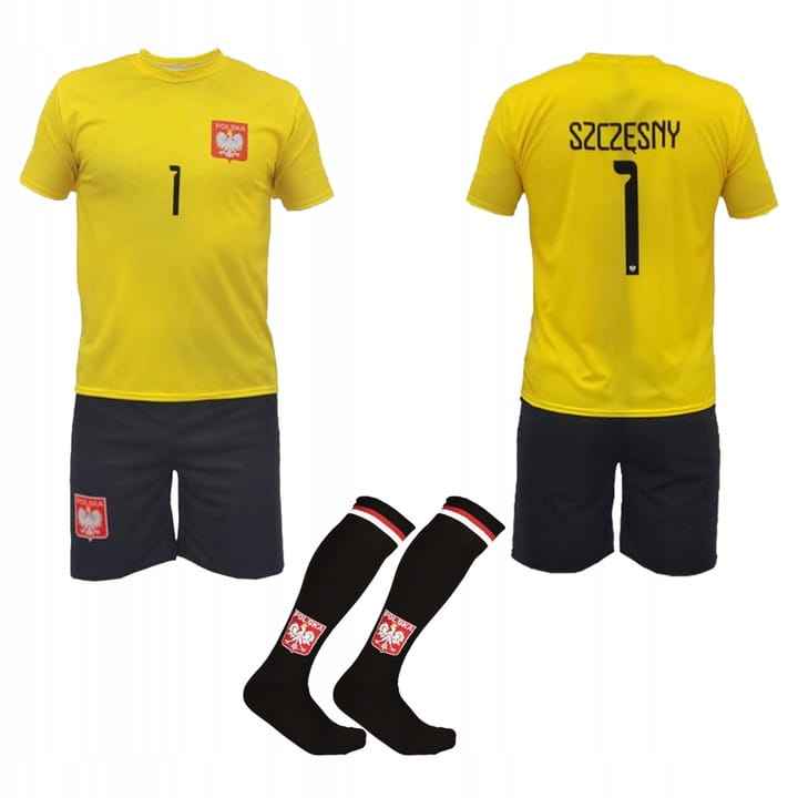 

Polska Szczęsny strój komplet piłkarski 140