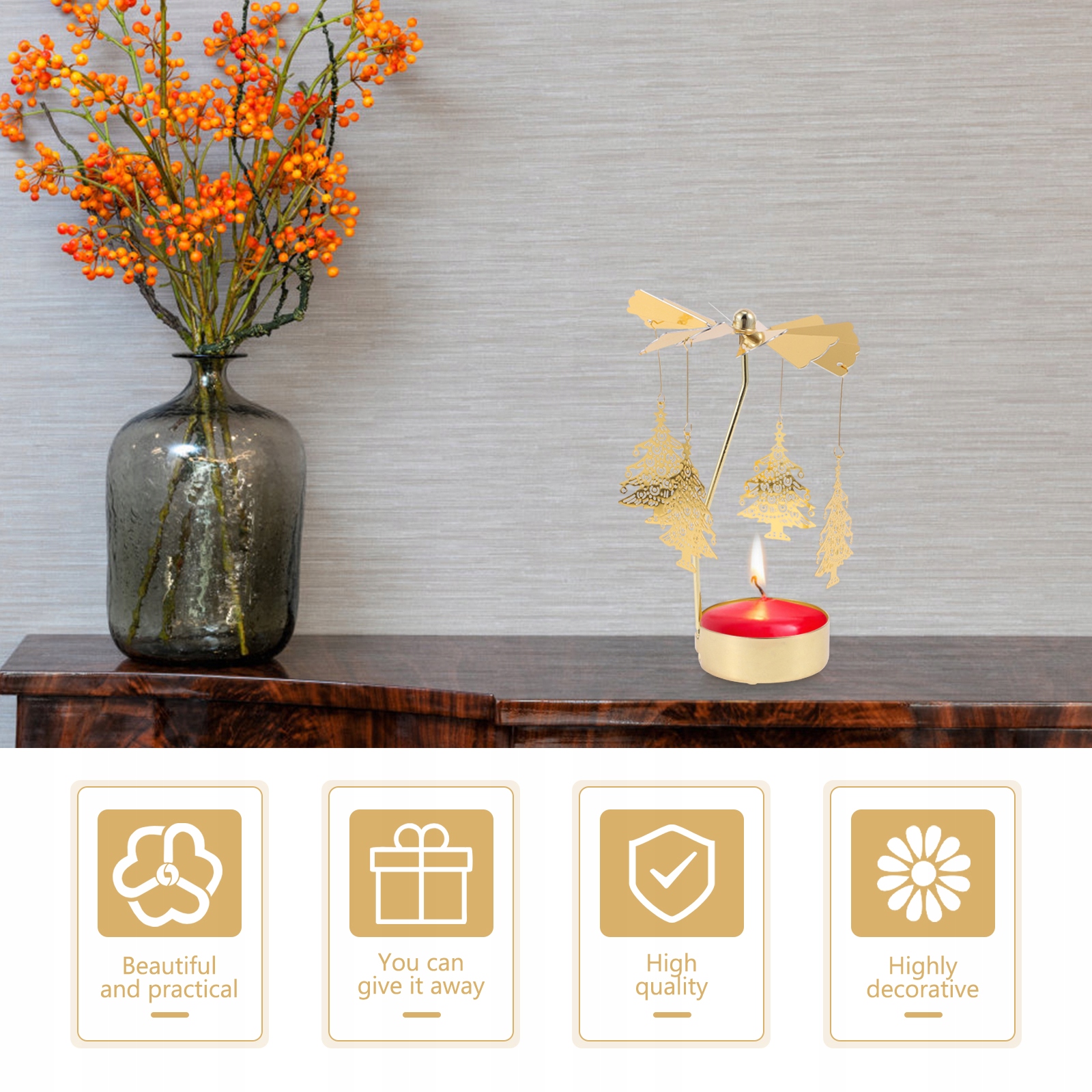 GORĄCY OBROTOWY ŚWIECZNIK Kod producenta 12016773