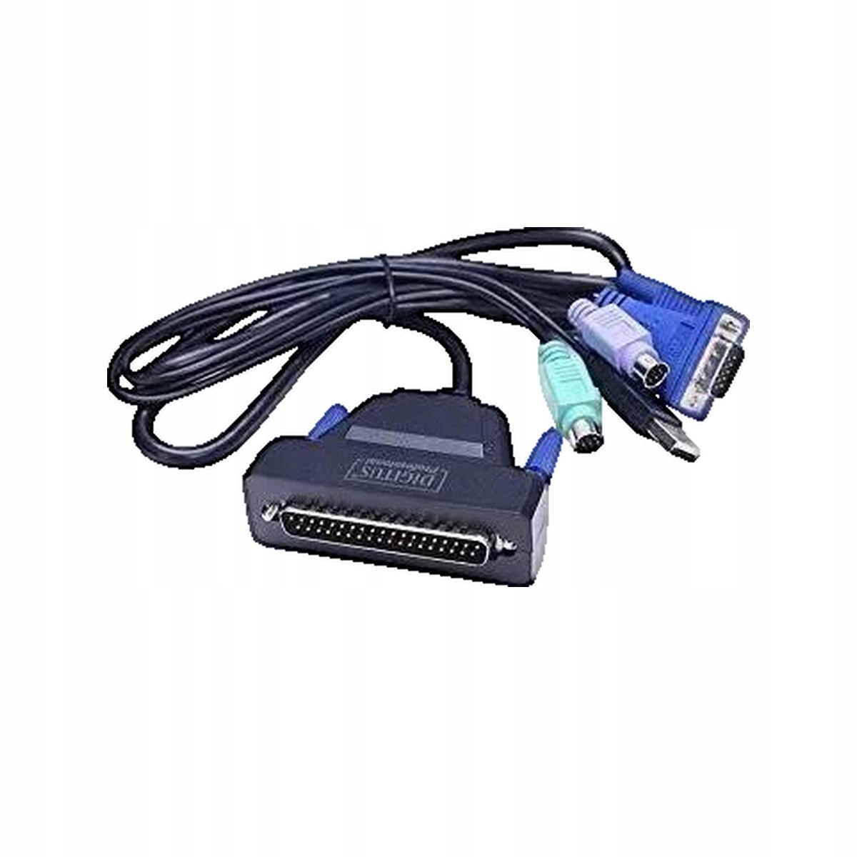 Przełącznik KVM Digitus DS72212 czarny modulowany USB VGA