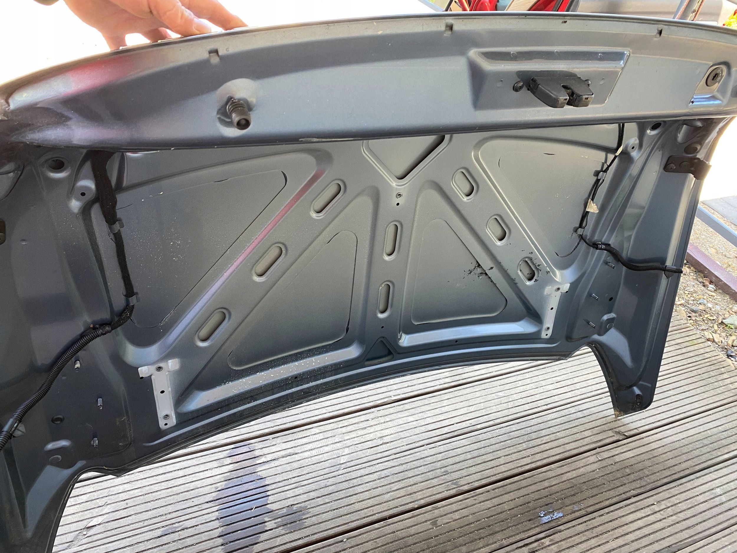PEUGEOT 307 CC CABRIO complete trunk door boot rear part grey