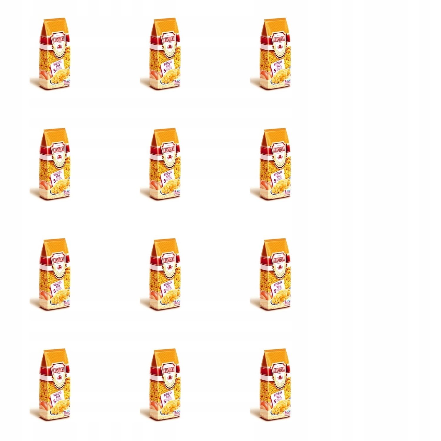 12 x 250 g Czaniecki Těstoviny malá mušle Karton