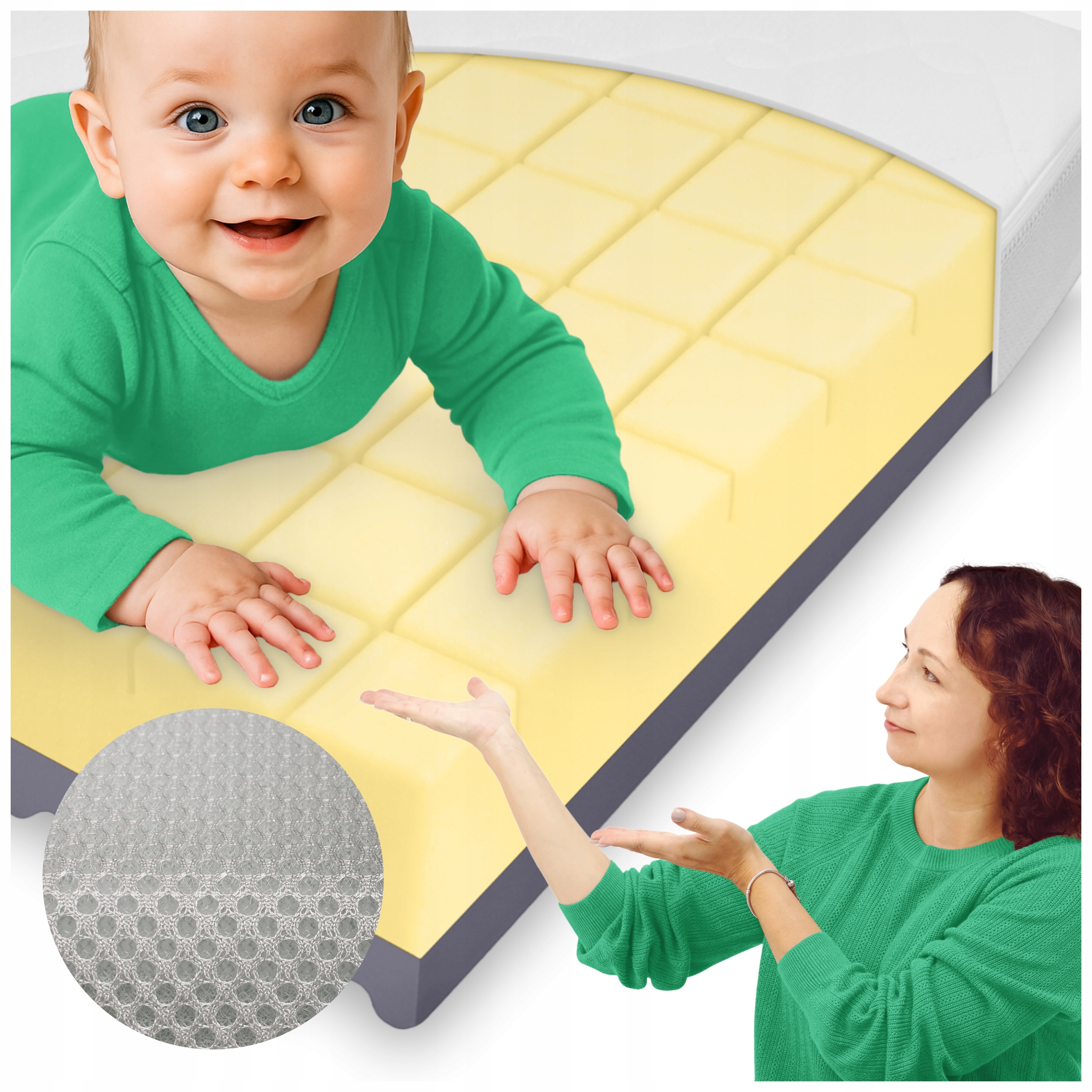 Matrac 80x200 do postieľky Fizjomax 200x80 pre dieťa MamaFyzioterapeut