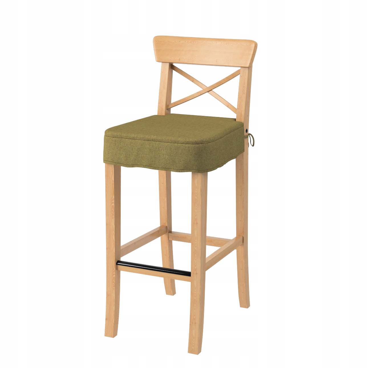 Sedák na barovou židli Ingolf Ikea zelený