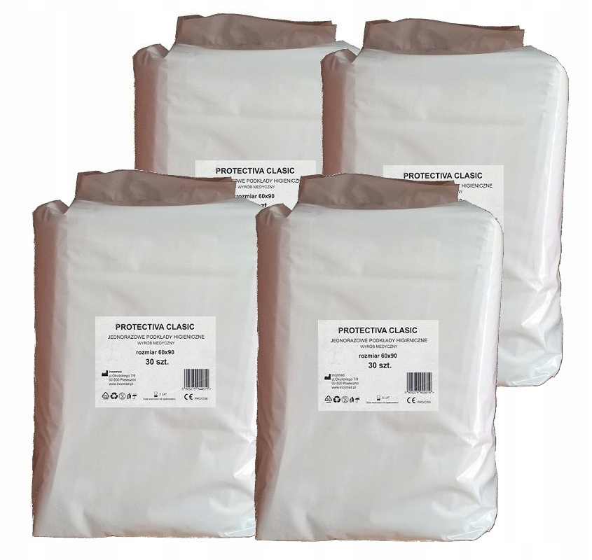 PODKŁADY CHŁONNE PROTECTIVA CLASIC maty 90x60 x120